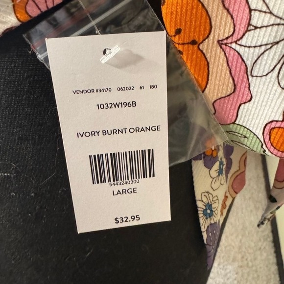 Willow Root Floral Wrap Halter Top Retro Summer Boho Festival Crop Tank Large - Picture 3 of 7